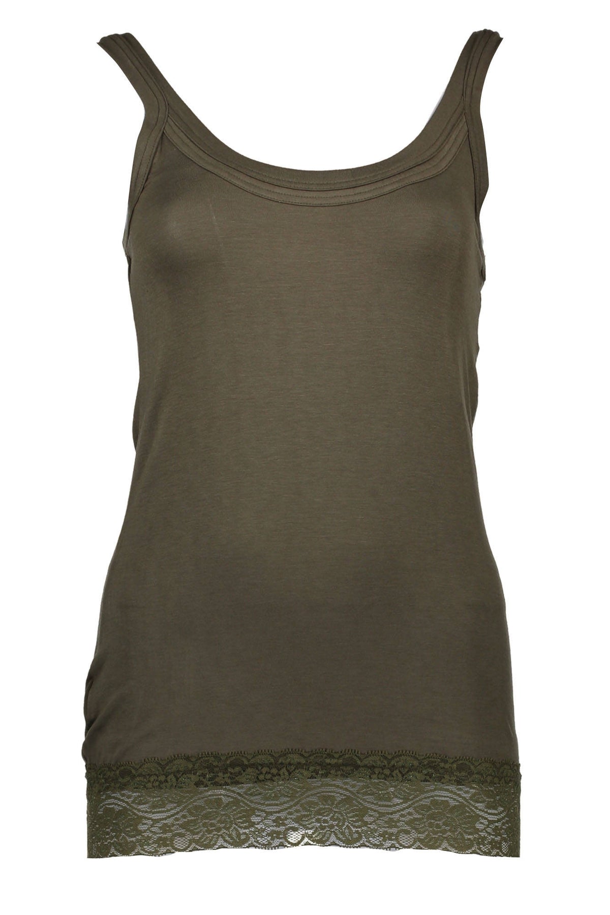 TOP DE ALÇAS EM ALGODÃO SILVIAN HEACH MULHER VERDE