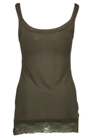 TOP DE ALÇAS EM ALGODÃO SILVIAN HEACH MULHER VERDE