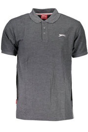 MEN'S SLAZENGER SHORT SLEEVE POLO SHIRT GREY