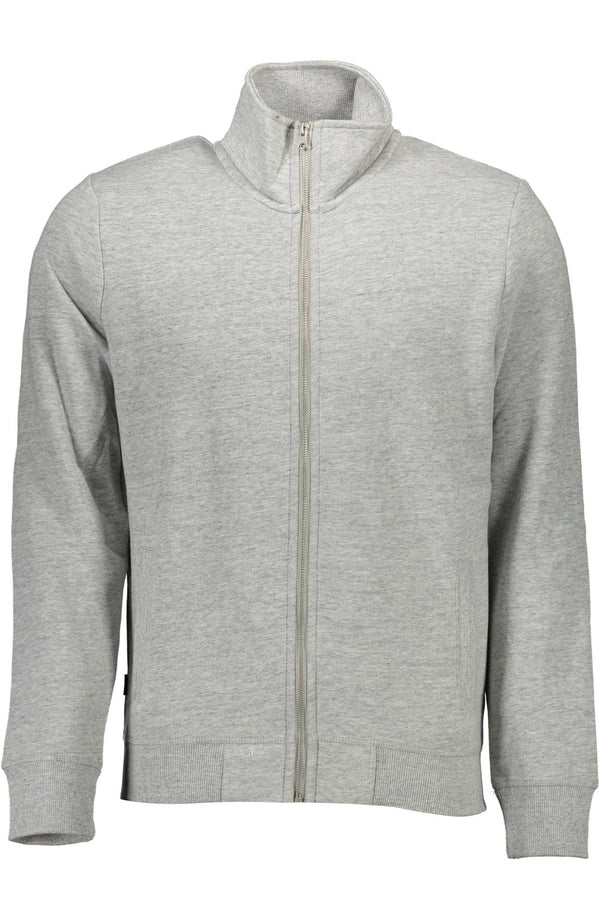 CAMISOLA SUPERDRY COM ZIP MAN CINZA
