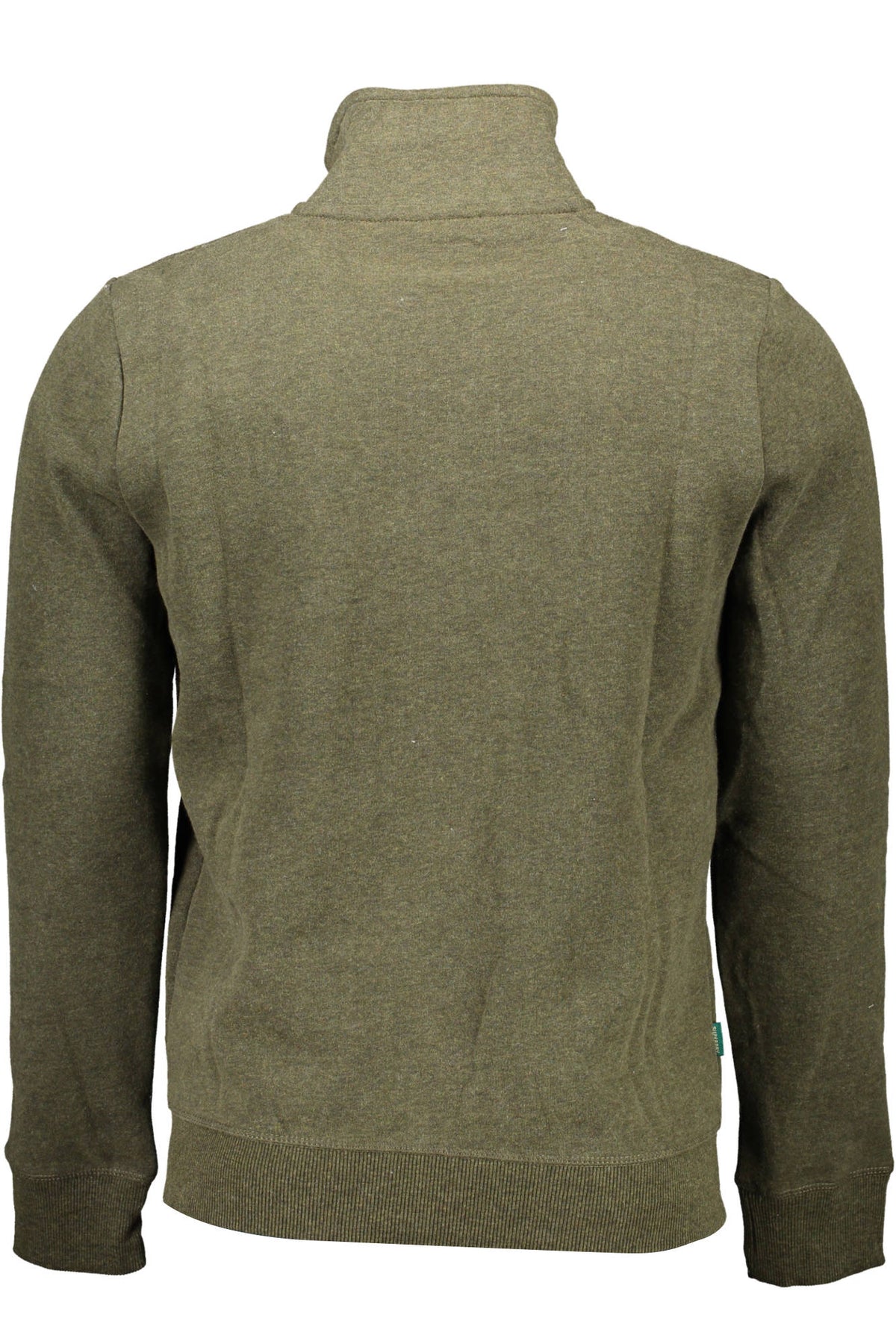 CAMISOLA SUPERDRY COM ZIP MAN VERDE
