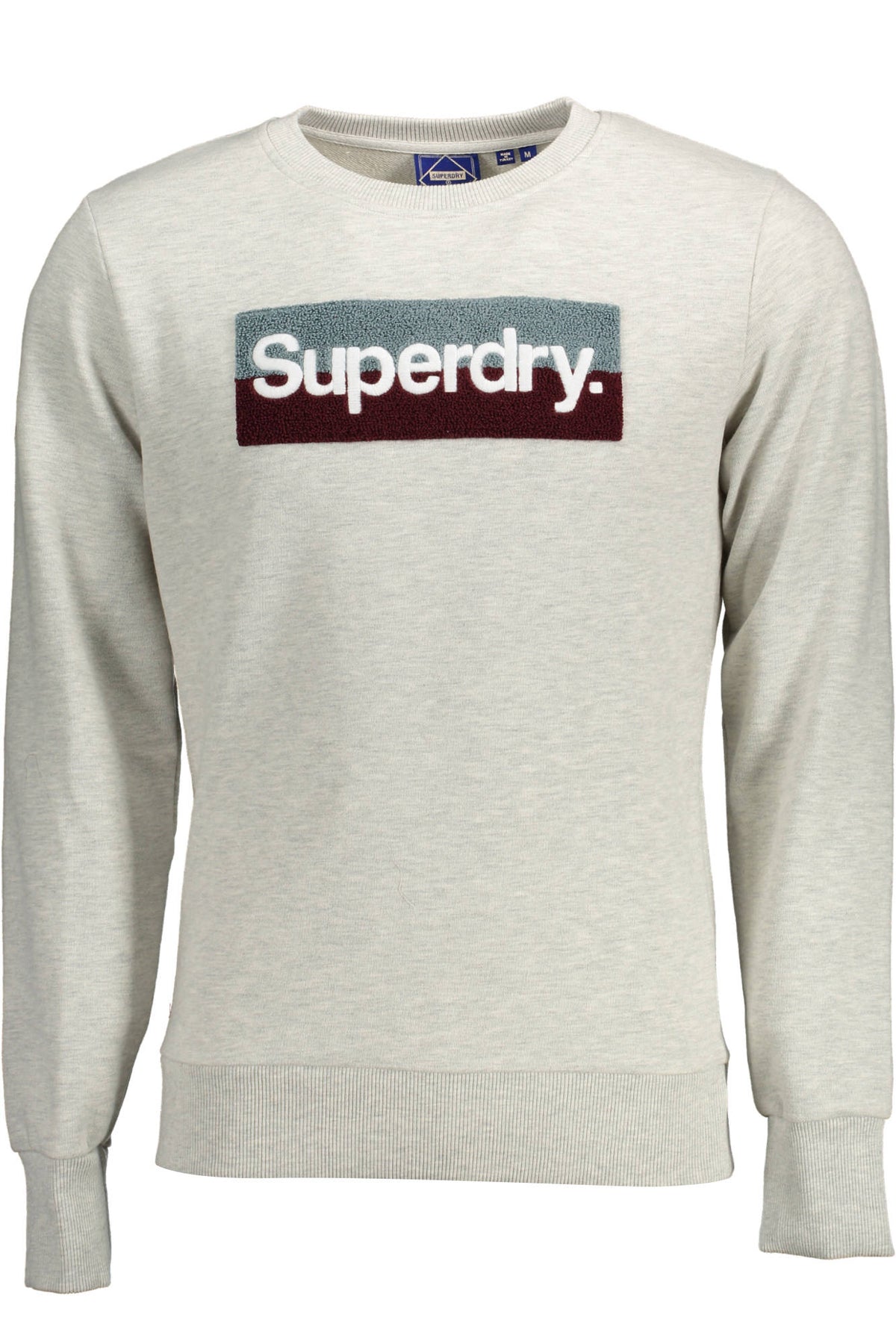 SUPERDRY MEN'S GREY ZIPLESS SWEATER