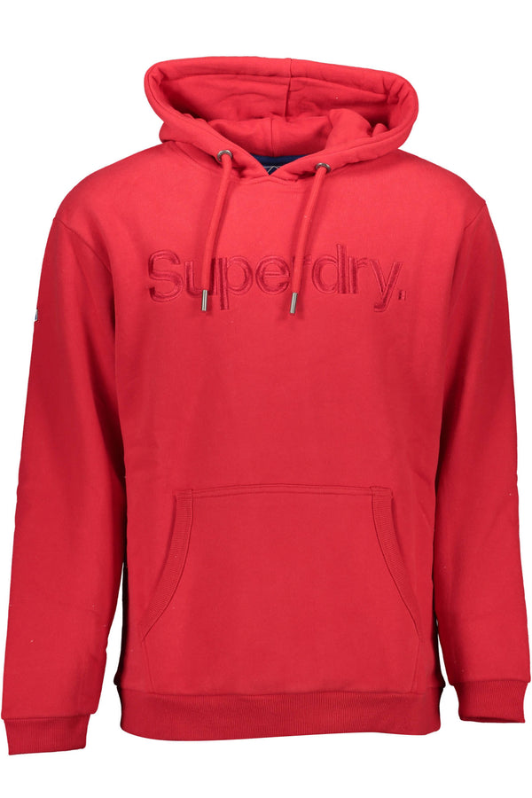 CAMISOLA SUPERDRY SEM ZIP MAN VERMELHO