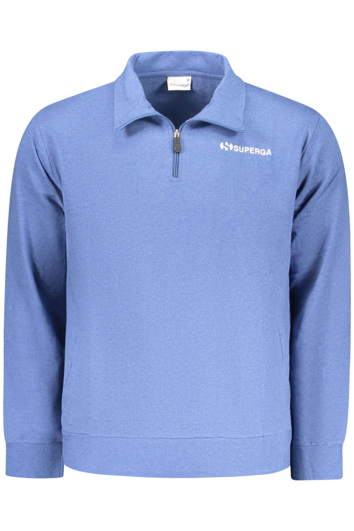 SWEATSHIRT EM ALGODÃO SUPERGA HOMEM AZUL CLARO