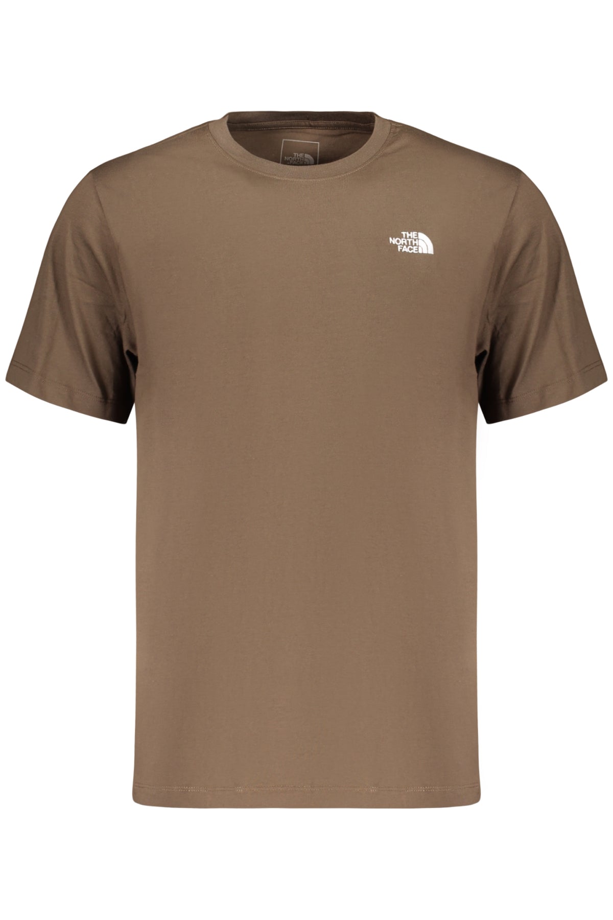 T-SHIRT EM ALGODÃO THE NORTH FACE HOMEM CASTANHA