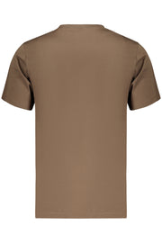 T-SHIRT EM ALGODÃO THE NORTH FACE HOMEM CASTANHA