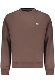 SWEATSHIRT EM ALGODÃO THE NORTH STONE HOMEM CASTANHA