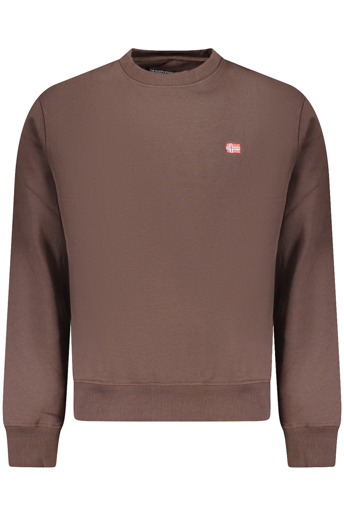 SWEATSHIRT EM ALGODÃO THE NORTH STONE HOMEM CASTANHA