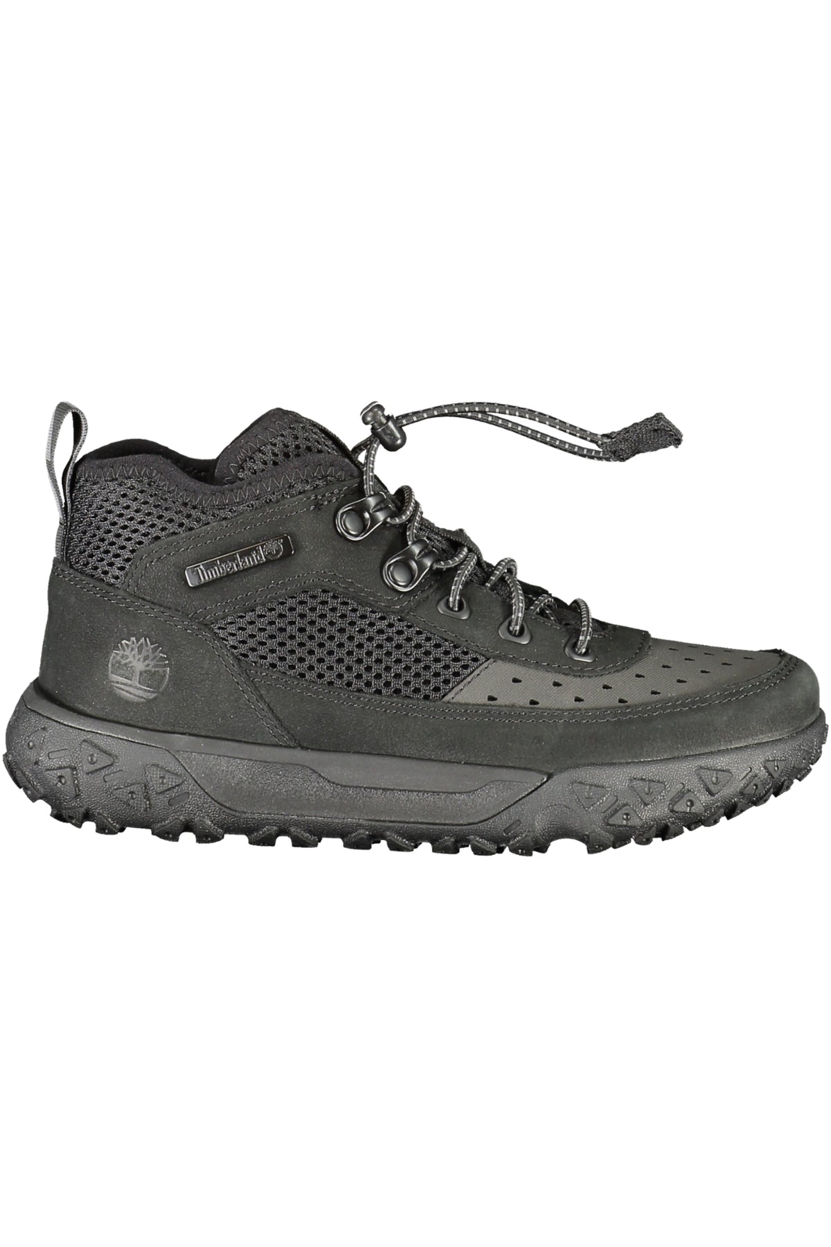 SAPATILHAS EM COURO TIMBERLAND CRIANÇA PRETAS