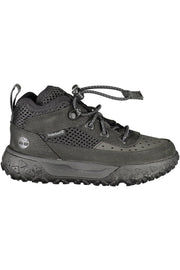 SAPATILHAS EM COURO TIMBERLAND CRIANÇA PRETAS