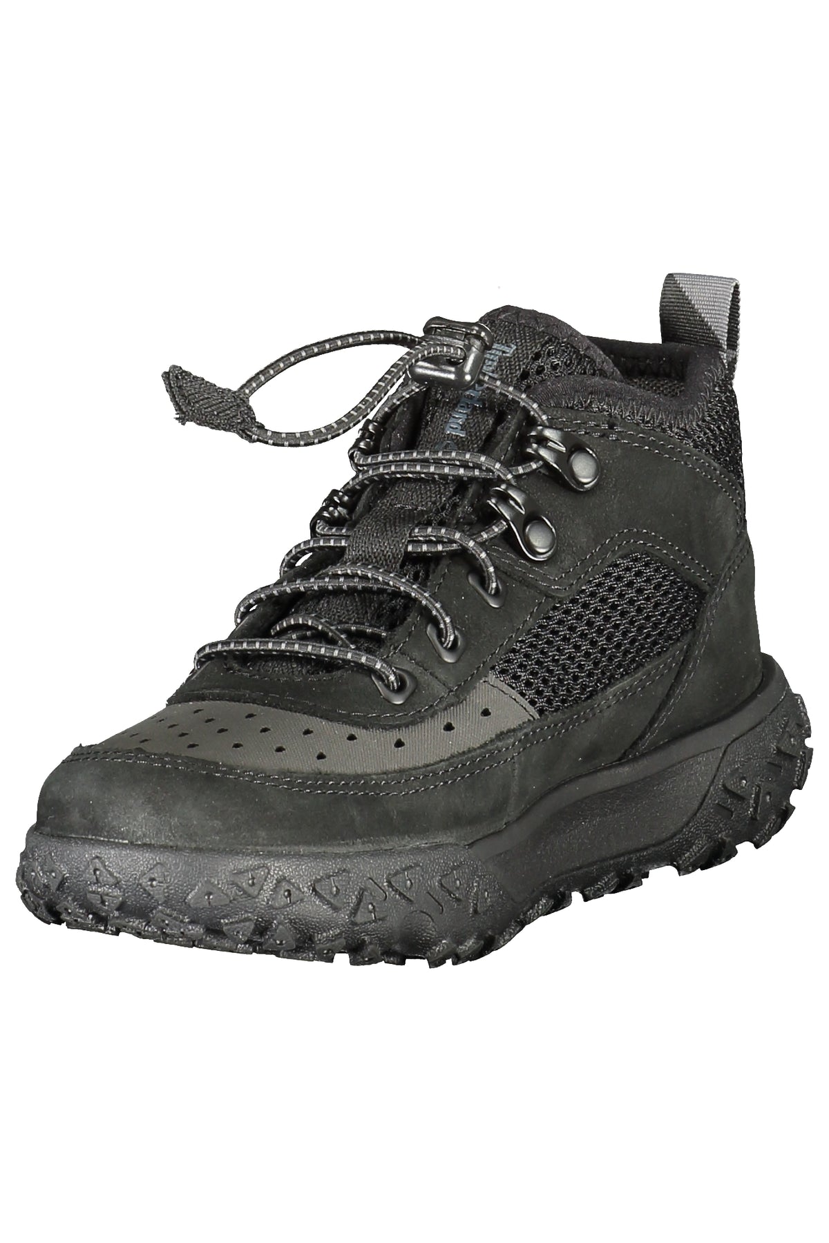 SAPATILHAS EM COURO TIMBERLAND CRIANÇA PRETAS