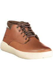 SAPATILHAS COM ATACADORES TIMBERLAND HOMEM CASTANHAS