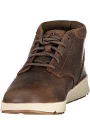 SAPATILHAS EM COURO TIMBERLAND HOMEM CASTANHAS