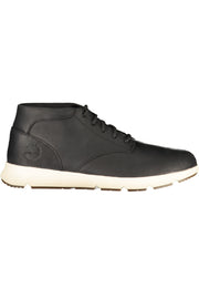SAPATILHAS EM COURO TIMBERLAND HOMEM PRETAS