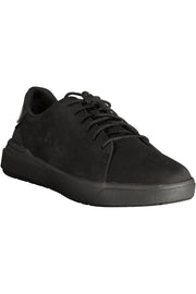 SAPATILHAS EM COURO TIMBERLAND HOMEM PRETAS