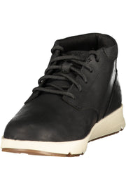 SAPATILHAS EM COURO TIMBERLAND HOMEM PRETAS