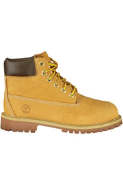 BOTINS EM COURO TIMBERLAND CRIANÇA AMARELOS