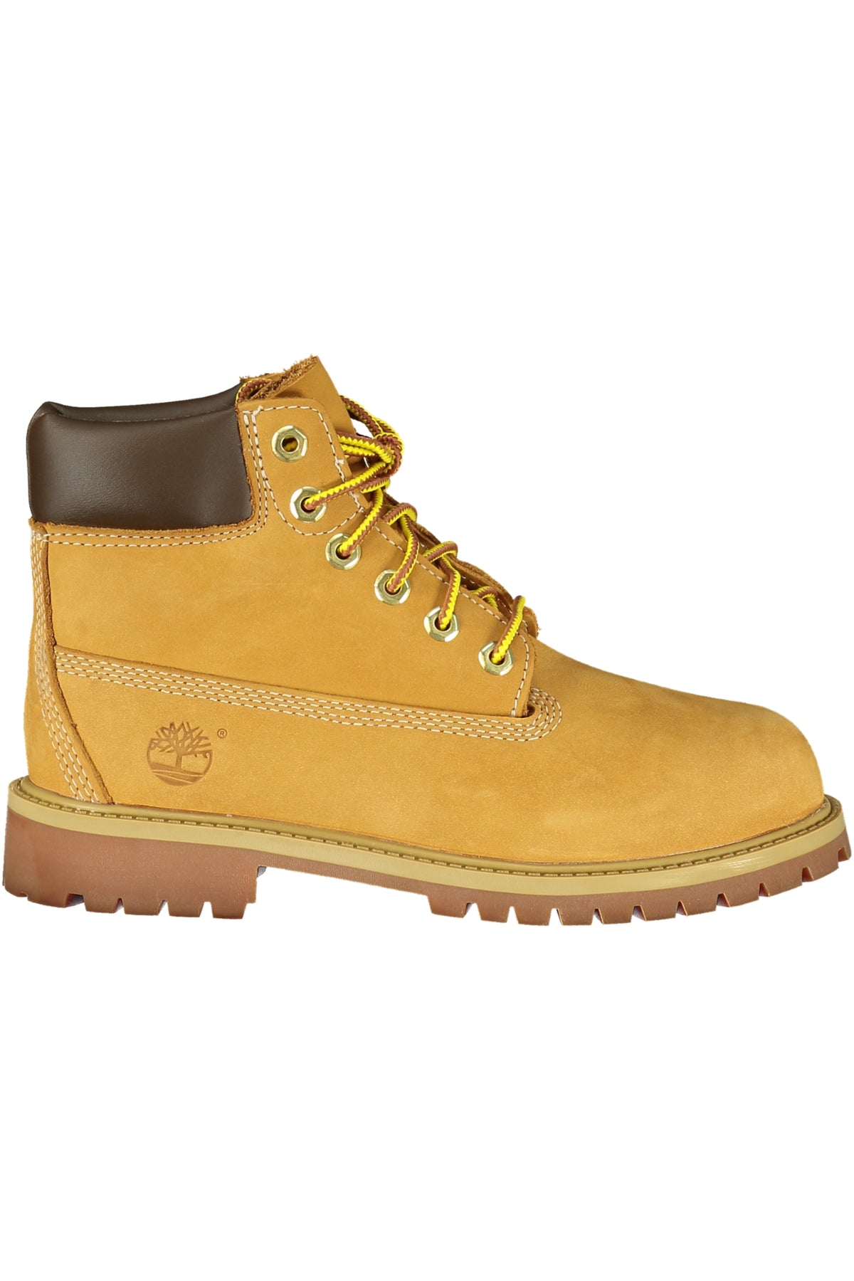 BOTINS EM COURO TIMBERLAND CRIANÇA AMARELOS