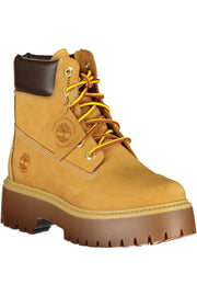 BOTINS EM COURO TIMBERLAND MULHER CASTANHOS