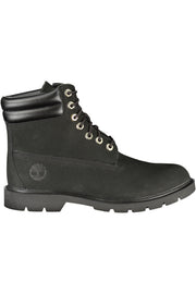 BOTINS EM COURO TIMBERLAND HOMEM PRETOS