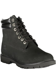 BOTINS EM COURO TIMBERLAND HOMEM PRETOS