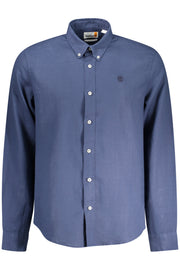 CAMISA EM LINHO TIMBERLAND HOMEM AZUL