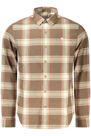 CAMISA EM ALGODÃO TIMBERLAND HOMEM CASTANHA