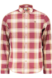 CAMISA EM ALGODÃO TIMBERLAND HOMEM VERMELHA