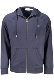 TIMBERLAND MEN'S BLUE ZIP-UP SWEATSHIRT