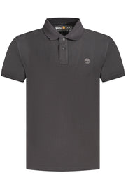 POLO EM ALGODÃO TIMBERLAND HOMEM PRETO