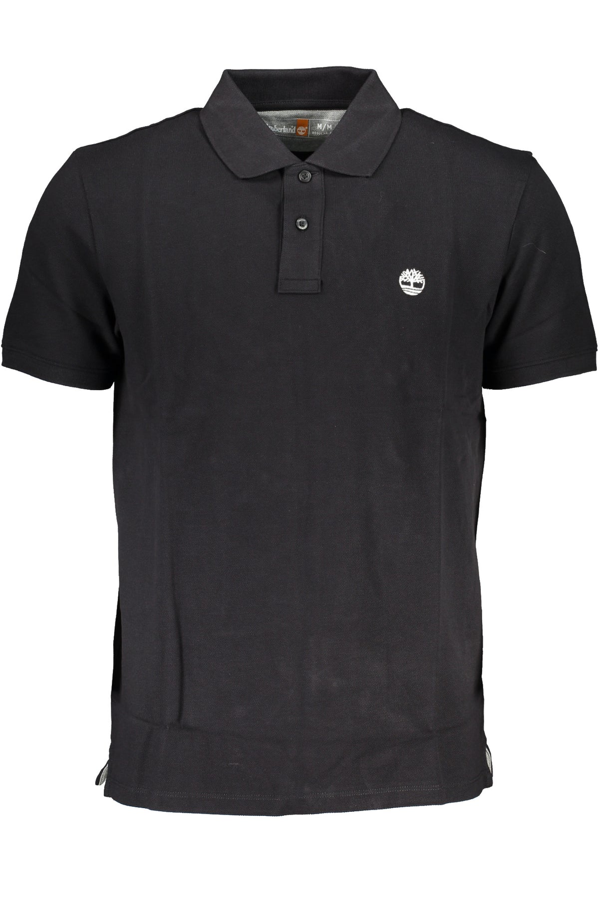 TIMBERLAND MEN'S BLACK SHORT SLEEVE POLO SHIRT