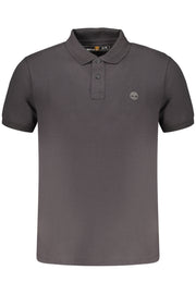 POLO EM ALGODÃO TIMBERLAND HOMEM PRETO