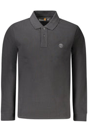 POLO EM ALGODÃO TIMBERLAND HOMEM PRETO