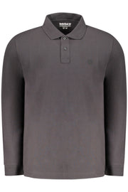 POLO EM ALGODÃO TIMBERLAND HOMEM PRETO
