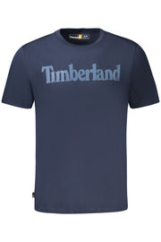 T-SHIRT EM ALGODÃO TIMBERLAND HOMEM AZUL