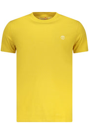 T-SHIRT EM ALGODÃO TIMBERLAND HOMEM AMARELA