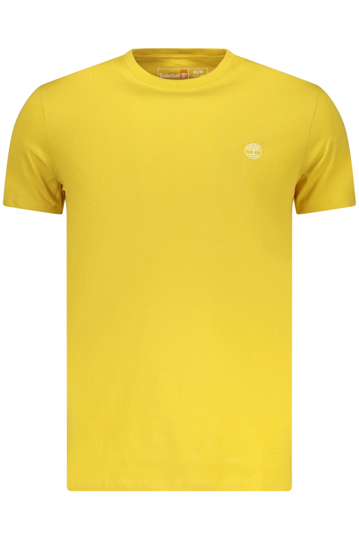 T-SHIRT EM ALGODÃO TIMBERLAND HOMEM AMARELA