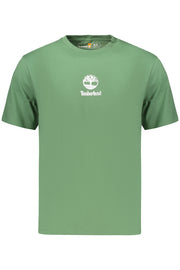 T-SHIRT EM ALGODÃO TIMBERLAND HOMEM VERDE