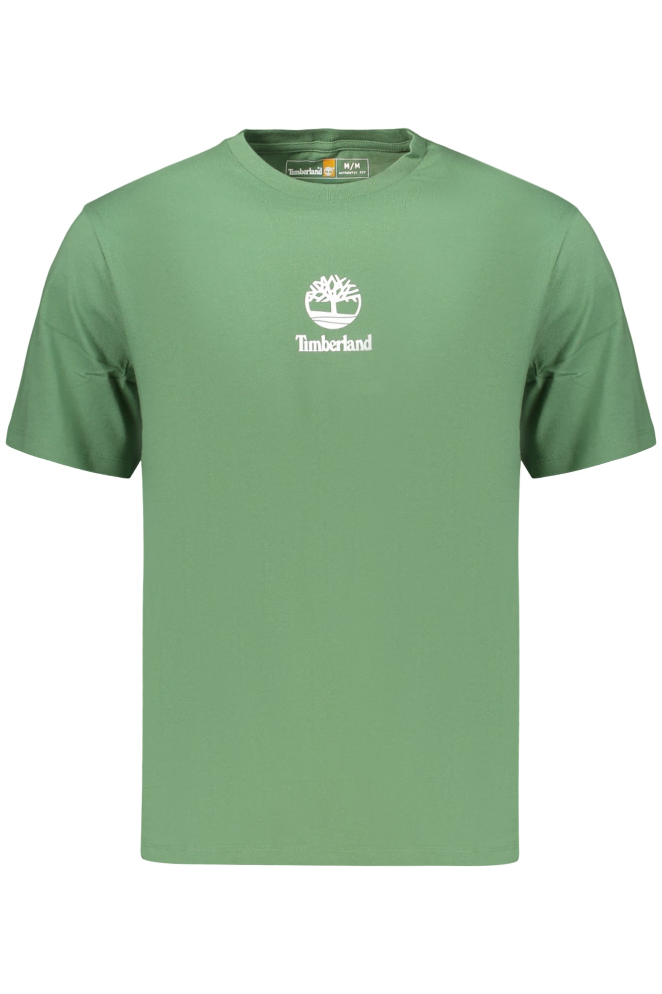 T-SHIRT EM ALGODÃO TIMBERLAND HOMEM VERDE