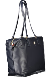 TOMMY HILFIGER WOMEN'S BLUE SHOULDER BAG