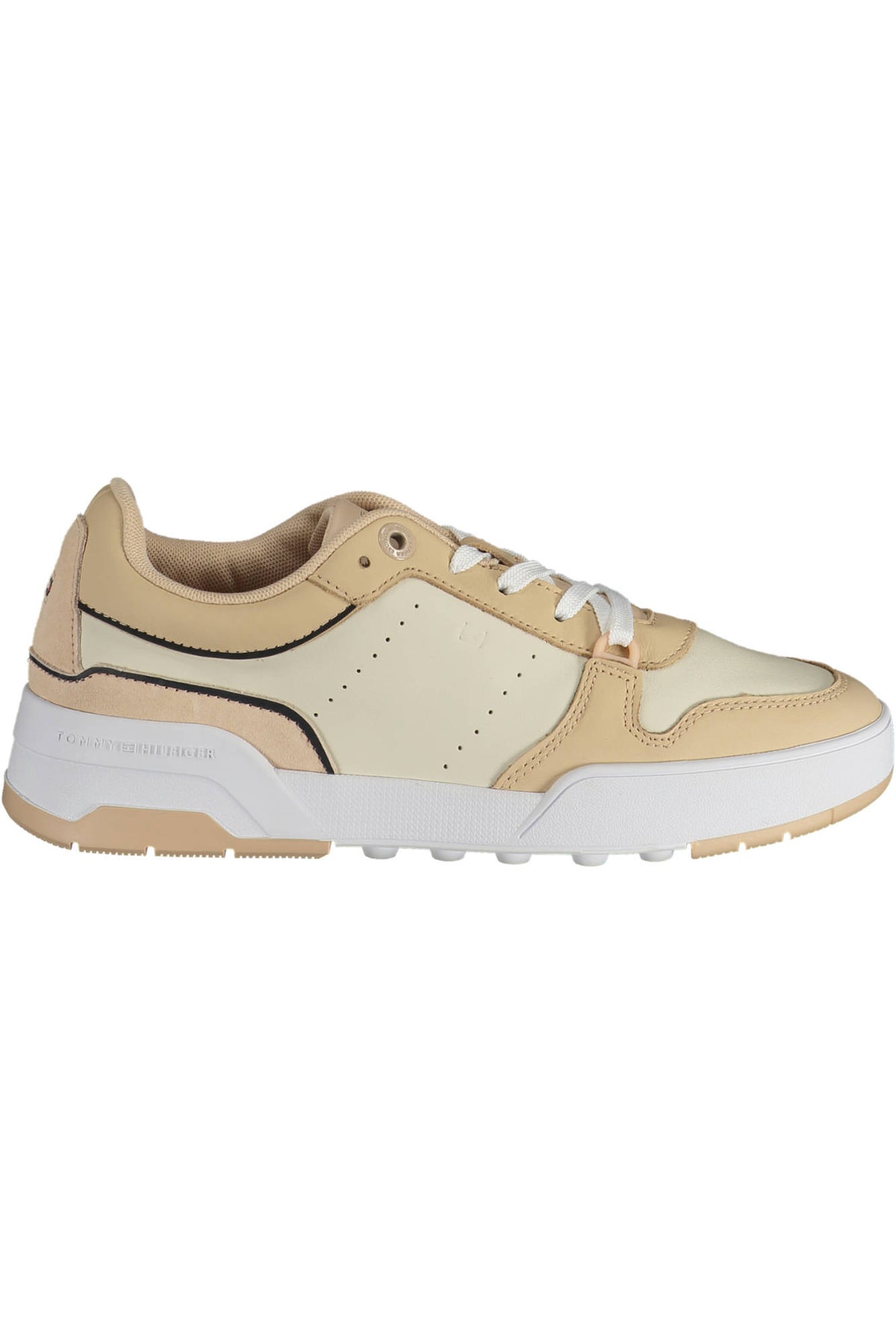 BEIGE SPORTS SHOES FOR WOMEN TOMMY HILFIGER