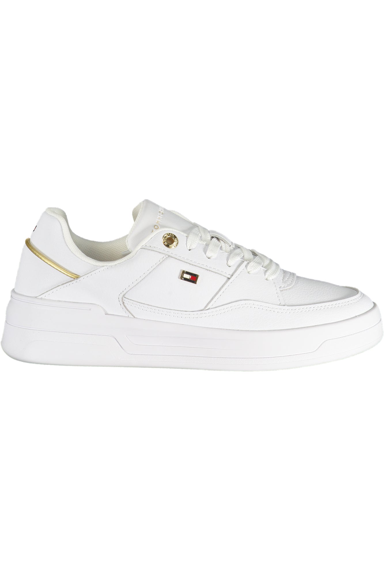 SAPATILHAS COM ATACADORES TOMMY HILFIGER MULHER BRANCAS