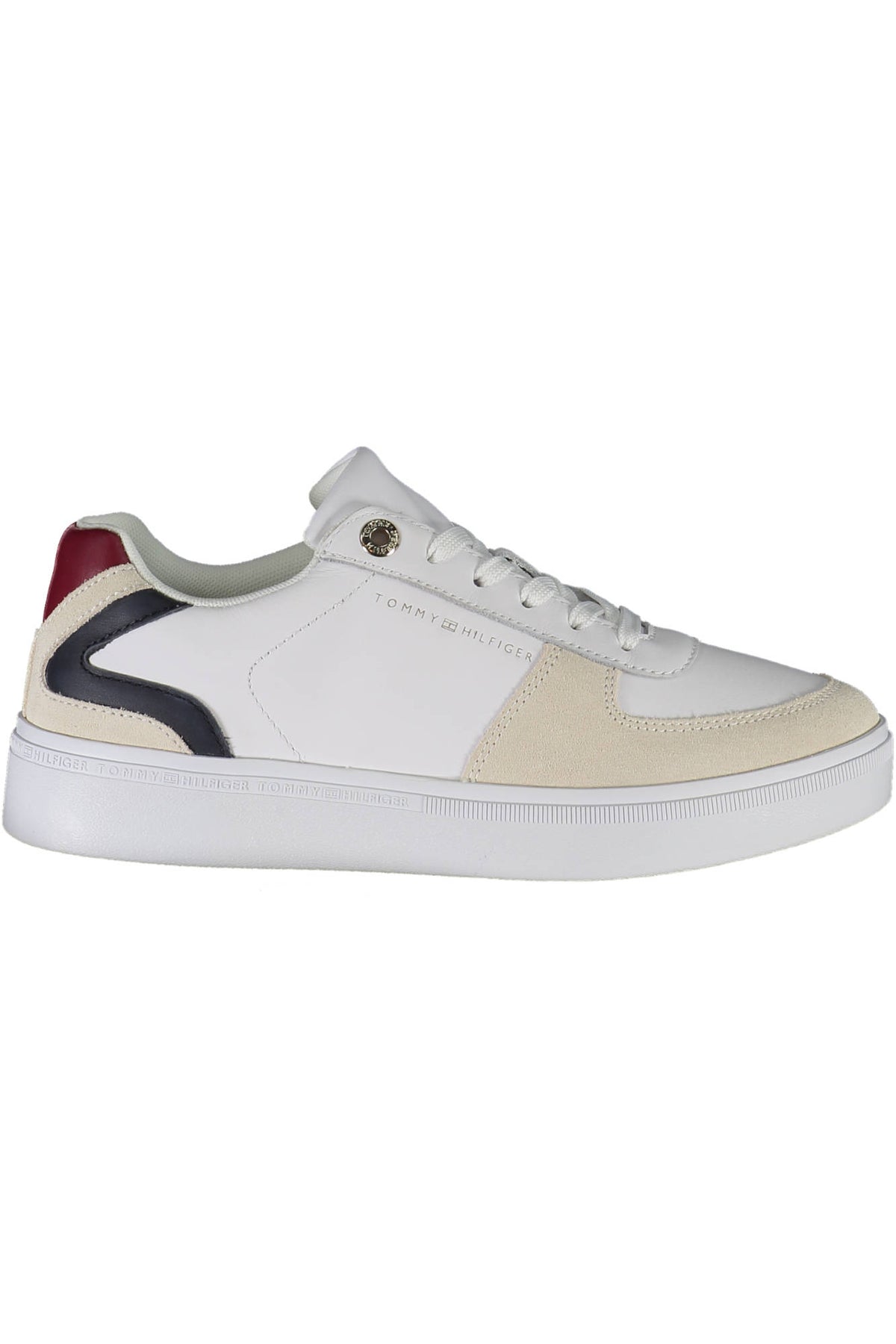 SAPATILHAS COM ATACADORES TOMMY HILFIGER MULHER BRANCAS