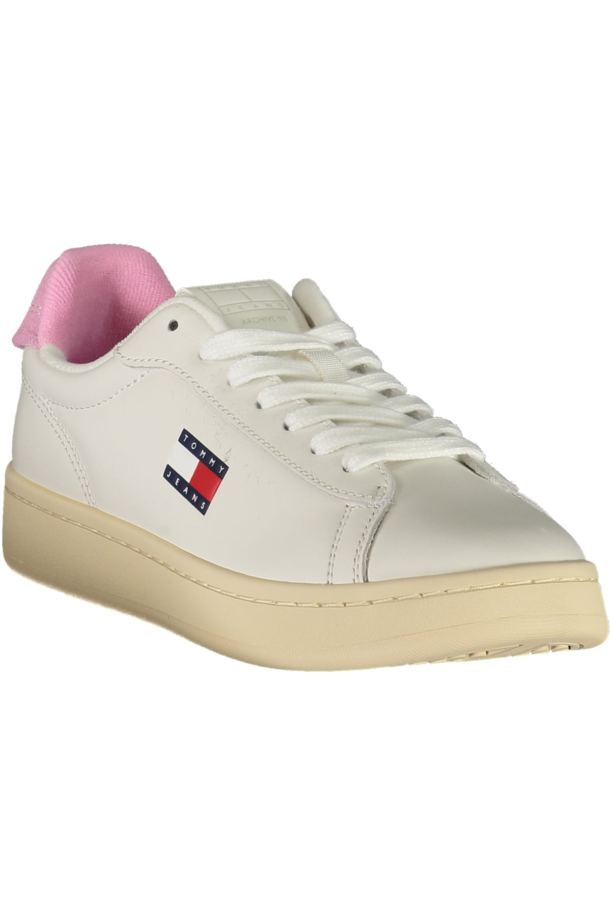 SAPATILHAS COM ATACADORES TOMMY HILFIGER MULHER BRANCAS