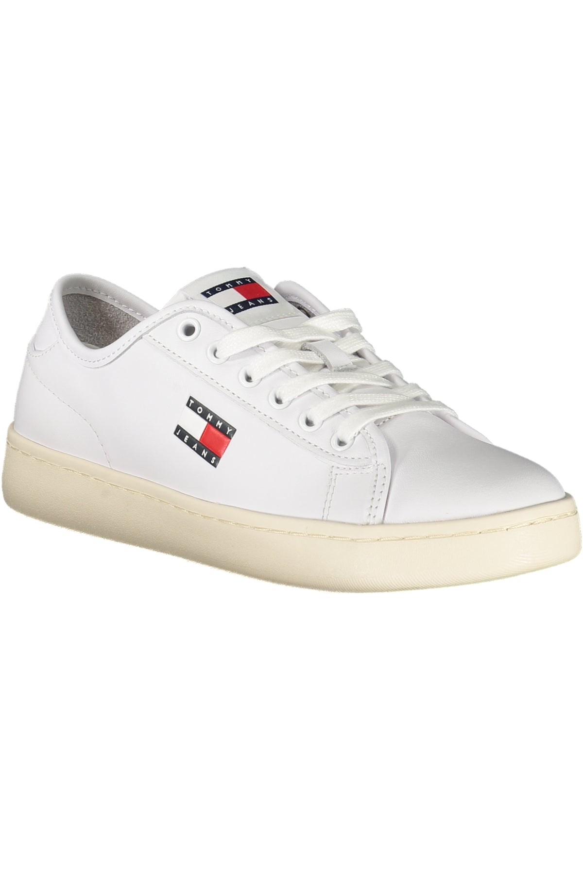 SAPATILHAS COM ATACADORES TOMMY HILFIGER MULHER BRANCAS