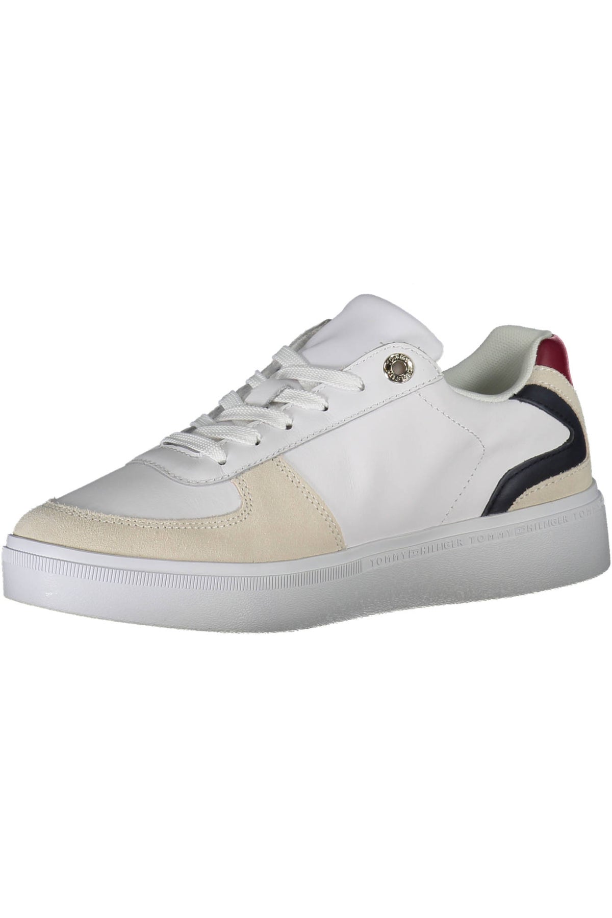SAPATILHAS COM ATACADORES TOMMY HILFIGER MULHER BRANCAS