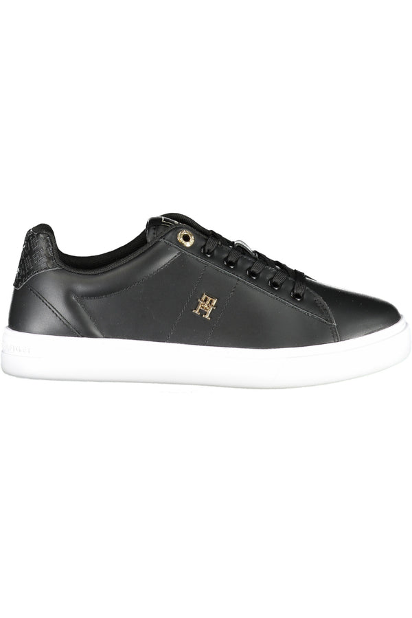 SAPATOS ESPORTIVOS PARA MULHERES PRETAS TOMMY HILFIGER
