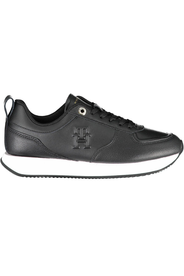 SAPATOS ESPORTIVOS PARA MULHERES PRETAS TOMMY HILFIGER
