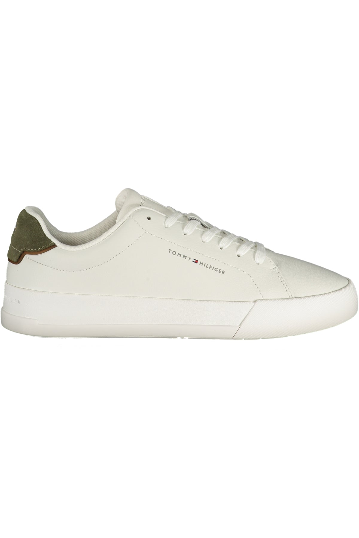 SAPATILHAS COM ATACADORES TOMMY HILFIGER HOMEM BRANCAS