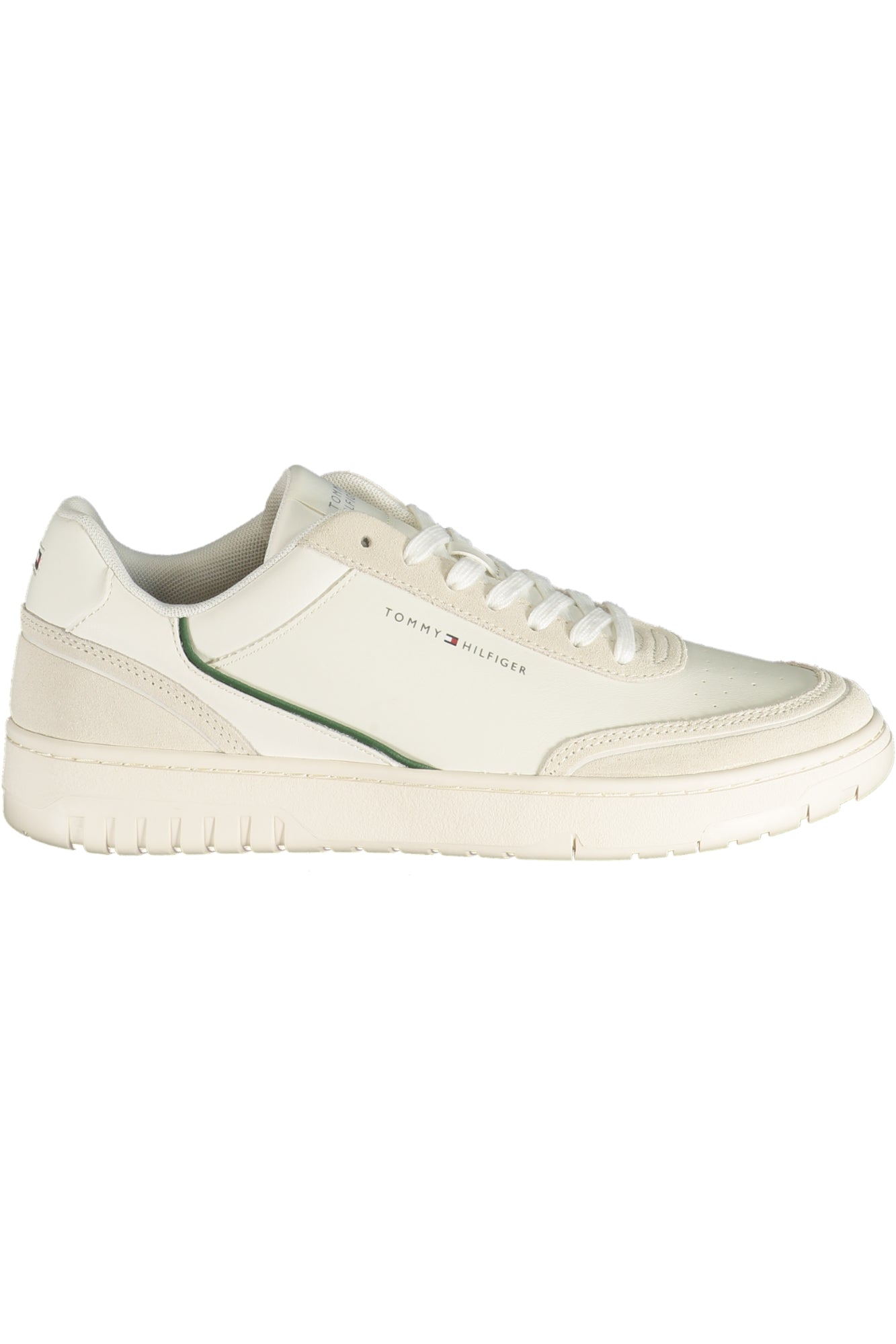 SAPATILHAS COM ATACADORES TOMMY HILFIGER HOMEM BRANCAS